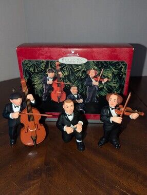 Hallmark Keepsake Three Stooges Larry, Moe & Carly 3 Ornaments Set Christmas